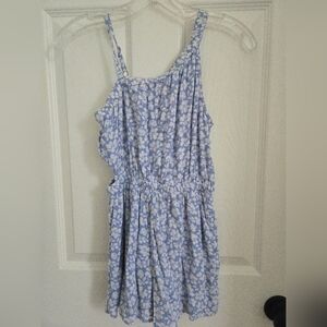 Abercrombie Kids Blue and White Patterned Dress